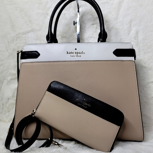 🎁 NWT kate spade 2 Set Purse Satchel Shoulder Bag Cross Body  + Wallet M - Picture 14 of 14